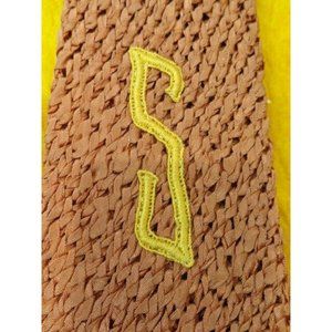 1940s VINTAGE ANTIQUE ~ MENS JAZZ SWING HOT RAT ROD TIE ~ INITIAL LETTER " S "